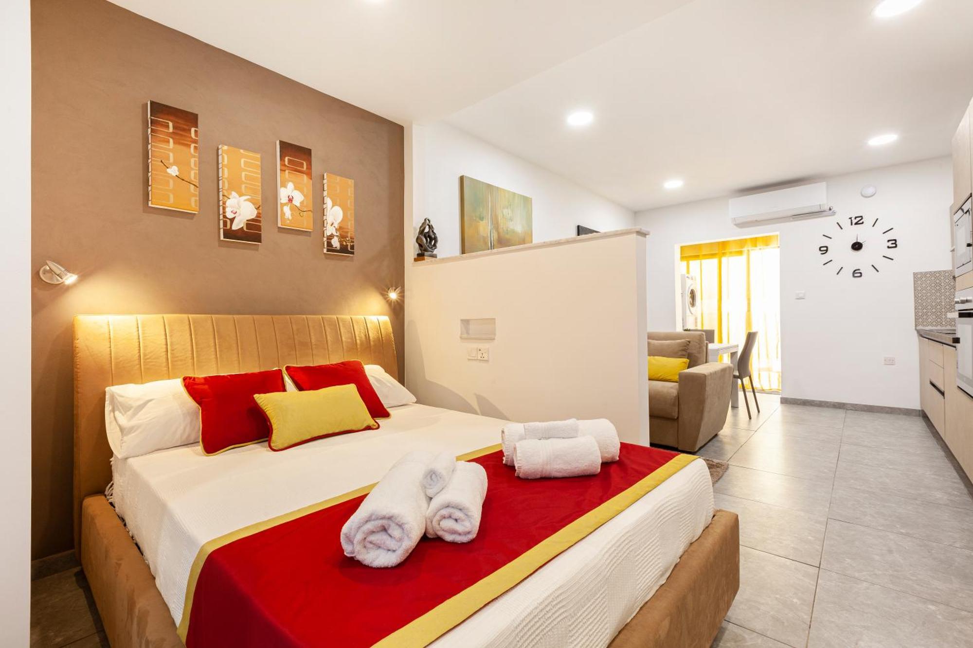 Modern & Lovely Studio - Prime Location St. Julian's Exteriör bild
